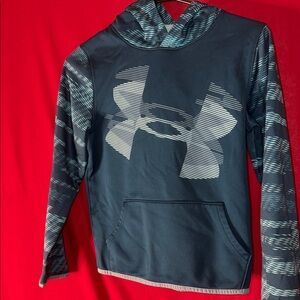 Under Armour Charcoal and Patterned Hoodie